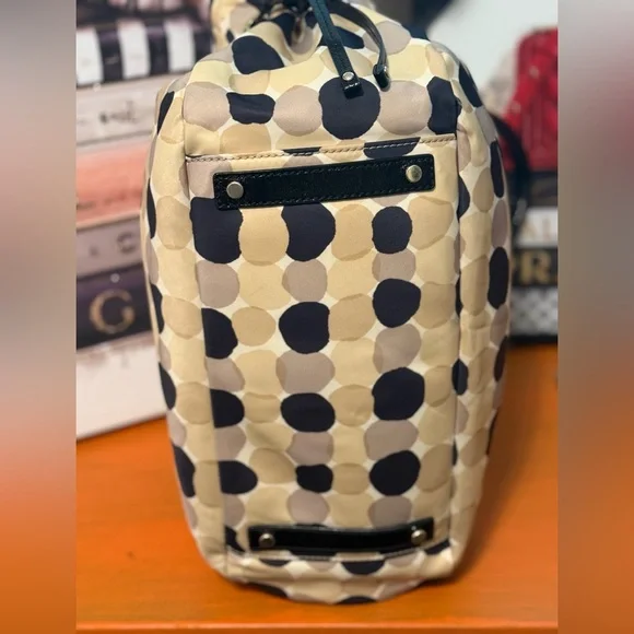 Kate Spade Black and Cream Polka Dot Shoulder Bag - Picture 10 of 12